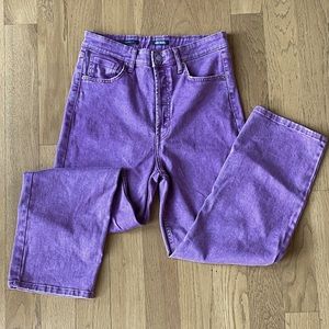 Wild Fable purple straight leg jeans, Size 10